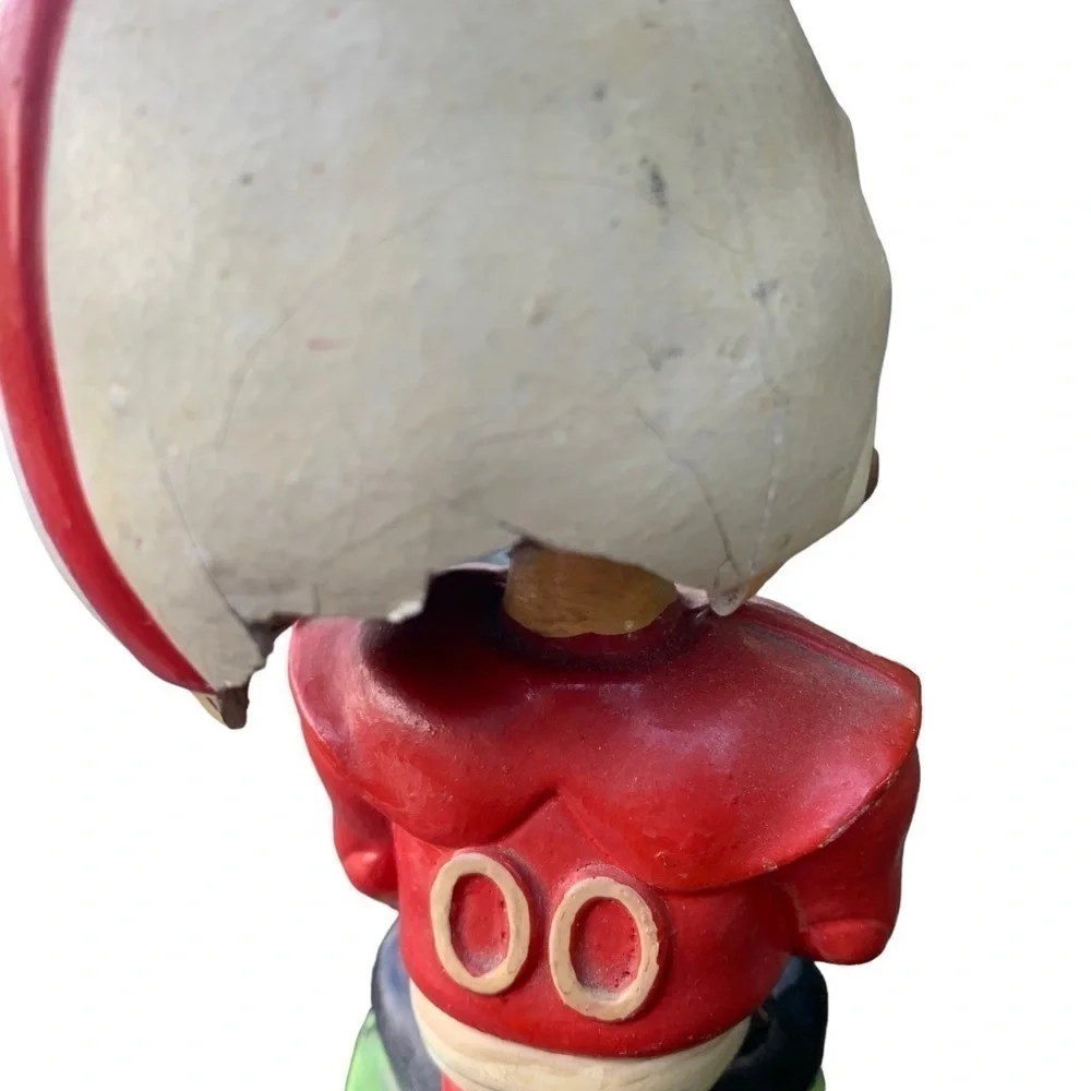 Vintage 1960’s Bobblehead Football Player Ohio State Colors Nebraska Japan